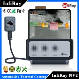 Coupon INFIRAY NV2 Automotive Al-Based Night Vision System AI HD Night Vision System Dash Camera Level 3 Ai Anti-Collision Warning IP67 Waterproof Protection