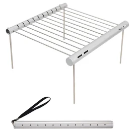 Coupon IPRee Mini Pocket BBQ Grill Portable Stainless Steel BBQ Grill Folding BBQ Grill Stove Rack Home Outdoor Camping Barbecue Accessories