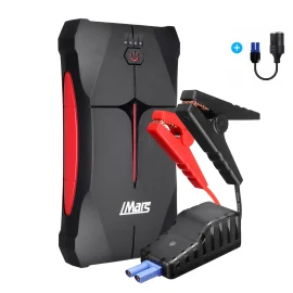 Coupon J01 1200A 13800mAh Portable Car Jump Starter Powerbank Emergency Battery Booster Waterproof with LED Flashlight USB Port