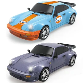 Coupon LDRC 1898 RTR 1/18 2.4G RWD Drift RC Car Gyro LED Light On-Road Full Proportional Alloy Body Shell Racing Classic Vehicles Models Toys