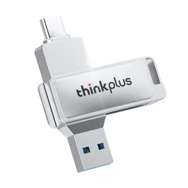 Coupon Lenovo Thinkplus MU233 Type C and USB Flash Drive 160MB or s USB3.2 High Speed Rotary Pendrive 512G 256G 128G 64G 32G Portable Memory U Disk for PC Computer Laptop