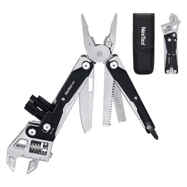 Coupon NexTool W4 Multitool Wrench 11 In 1 Adjustable Wrench Pliers Hand Tools Screwdriver Wooding Saw Wood Working Tools