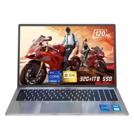 Coupon Ninkear N16 Pro Laptop 120Hz 2.5K 16 Inch Intel Core I9 12900HK 32GB DDR4 1TB SSD Windows 11 WIFI 6 Fingerprint Unlocking Full Size Backlit Keyboard Narrow Bezel Notebook