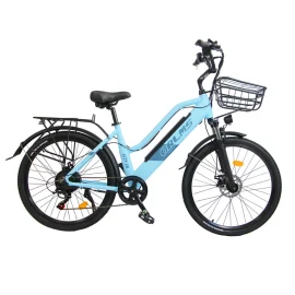 Coupon ORLMS CITY BIKE Electric Bike 48V 15AH Battery 500W Motor 26inches Tires 55KM Max Mileage 150KG Max Load Electric Bicycle