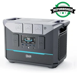Coupon Refurbished DaranEner NEO1500 Pro 1800W LiFePO4 Portable Power Station 1382.4Wh Solar Generator 1.3 Hours Quick Charge 15MS UPS Balcony Power Station with EU Plug – EU Plug