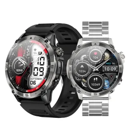 Coupon Senbono HK08 1.43 inch AMOLED Display GPS Geomagnetic Compass AltitudeandPressure bluetooth Call Heart Rate Blood Pressure Blood Oxygen Monitor Sleep Monitoring Multi sport Modes IP68 Waterproof Smart Watch
