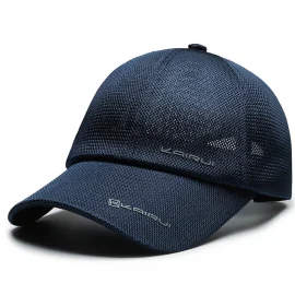 Coupon Spring Summer Breathable Mesh Baseball Caps for Men Women Outdoor Sports Fishing Driving Adjustable Casual Hats Sunscreen Hat
