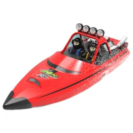 Coupon TY XIN 725 2.4G 30km/h RC Boat Jet Speedboat Capsized Reset Waterproof LED Light Remote Control Ship High Speed Vehicles Models
