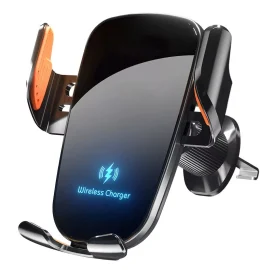 Coupon Universal Car Phone Holder Wireless Charging for iPhone 16 15 14 Pro Max for Samsung Fast Charger Magnetic Mount