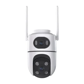 Coupon Wireless HD 3MP+3MP Binocular Camera ICSEE APP PTZ Monitoring Outdoor Home WIFI Camera