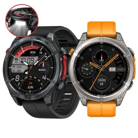 Coupon World PremiereZeblaze Stratos 4 1.43 inch AMOLED GPS 5ATMandIP69K Waterproof Built in Flashlight CompassandBarometric Altimeter 60 days Battery Life Voice Assistant bluetooth Call Heart Rate SpO2 Monitor Sleep Monitoring Multi sport Modes Smart Watch