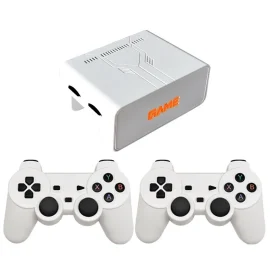 Coupon X7 Magic TV Game Console Linux Portable Video Game box Console 2.4G Wireless Tv Stick Retro For PSP Family 4K 64+256G 12000 GAMES With bracket