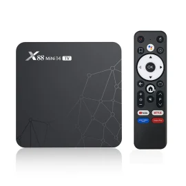 Coupon X88 Mini 14 TV Box Android 14 2+16G Android 14.0 TV Box RK3518 4K HDR10 Quad Core Streaming Media Player Support WiFi6 BT5.0 Set Top Box