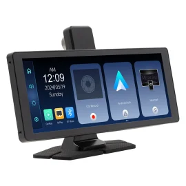 Coupon 10.26 Inch Touch Wireless CarPlay 1080P Android Auto DVR Display Driving Recorder AHD Backup Camera Bluetooth 5G WiFi MirrorLink GPS Navigation FM Transmission 1600×600 Resolution
