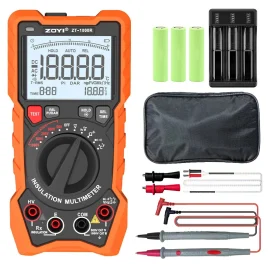 Coupon 2in1 ZOYI ZT1000R Multimeter Insulation Tester 5 Voltage Settings 1000V AC DC True RMS High Accuracy Backlit Screen Professional Measuring Tool