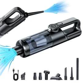 Coupon Suitu ST 126Plus High Power Handheld Vacuum Cleaner 18000Pa Suction 6000mAh Battery Rechargeable Cordless Mini Air Duster LED Display Portable for Car Home Office Cleaning Pet Hair Removal