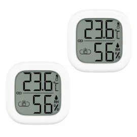 Coupon 2pcs Leiss Hygrometer xiaomi Mi Home APP -20°C to 70°C Intelligent Thermometer LCD Display Mi Home Integrated Smart Sensor