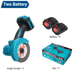 Coupon Drillpro 18V Brushed Angle Grinder 4 Inch Cutting Tool 300W Power 5500RPM High Speed Electric Grinder Cordless Compact Handheld Grinding Machine
