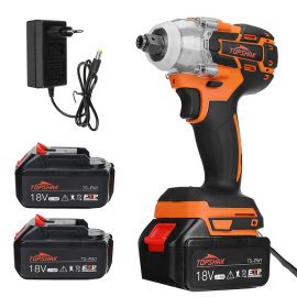 Coupon EU DirectTopshak TS PW1A 380N.M Brushless Electric Impact Wrench LED Working Light Rechargeable Woodworking Maintenance Tool W or Battery Also For Mak
