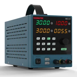 Coupon HANMATEK HM310 T Black Direct Current Stabilized Power Supply 30V 10A Dual Frequency Programmable Dual USB Output Best for Precision Projects