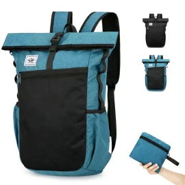 Coupon IPRee Ultralight Foldable Backpack Outdoor Travel Hiking Daypack Waterproof Leisure Climbing Camping Lightweight Backpack for Men Women School Sports Bag