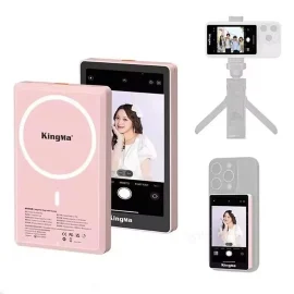 Coupon Kingma VL PH02 Max Selfie Stick Magnetic Selfie Live Streaming Vlog Display Screen Photo for iPhone 16 16 Pro 15 14 13 Pro Max for Samsung Galaxy S25 Pro for Huawei Pura X