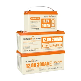 Coupon SUNHOOPOWER 12V 100AH/200AH/300AH LiFePO4 Battery Rechargeable Lithium Battery Built-in BMS, Self-Discharge, Perfect for RV, Marine, Energy Storage,Off-Grid Backup Power – 12V 100AH