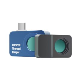 Coupon T7S+ Infrared Thermal Imager with Macro Len 256+192 High Resolution Observation 30 50mm Distance 15C to 600C Mobile App for Professional Thermal Analysis Ideal for Solar Power Device Error Detection