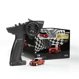 Coupon Turbo Racing RTR 1/76 2.4G RWD Drift RC Car for BMW Licensed Mini Cooper F56 3 Door Hatch Sports Racing LED Lights Full Proportional Vehicles Model Kids Children Toys