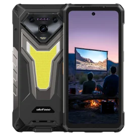 Coupon Ulefone Armor 34 Pro 5G Built in Projector 25500mAh 32GB RAM 512GB ROM 50MP Triple Camera 64MP Night Vision 6.95 inch 120Hz Versatile LED Light Warning Light 66W Fast Charge Android 15 Dimensity 7300 NFC IP68 IP69K Waterproof Rugged Smartphone