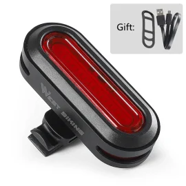 Coupon WEST BIKING 60LM 1000m Visibility Bicycle Taillight USB Rechargeable 360° Rotation Adjustment 6 Mode Flash Warning Lamp Waterproof Bike Rear Light for MTB Outdoor Night Cycling Safety