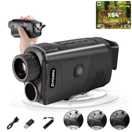 Coupon ZIYOUHU Portable 300M Night Vision Monocular Camera 7X Zoom 1080P HD Infrared Digital Telescope for Hunting Camping