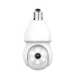 Coupon 1080P 2K Wireless Light Bulb Security Camera 355 PTZ E27 IP65 Waterproof Motion Detection Auto Tracking Two Way Audio Night Vision Work with Alexa Google Assistant for Smart Home Security