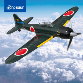 Coupon Eachine A6M Zero 2.4GHz EPP 400mm Wingspan 6-Axis Gyro One-Key U-Turn Aerobatic Mini RC Airplane BNF/RTF for Trainer Beginner