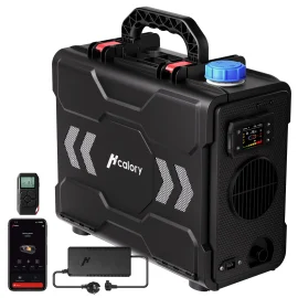 Coupon HCALORY TB2S or TB2S+ 6L 8KW Parking Diesel Air Heater All in One Portable Heater with CO Alarm Wireless Temperature Sensor Automatic Start and Stop Altitude Mode App Control 12V or 24V or 100~240V for Cars Trucks Boats Buses RV Camper Tent