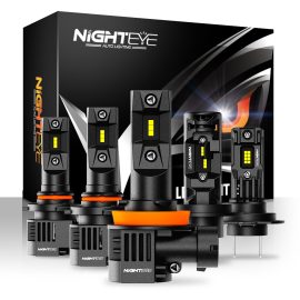 Coupon NightEye Auto Lighting A315 S10 2PCS 6500K White LED Car Headlight Bulbs 22000LM or Pair LED Front Headlamp IP68 Waterproof