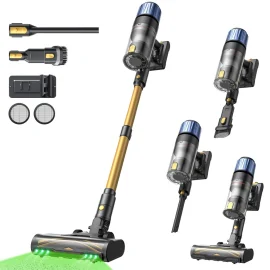 Coupon Proscenic P15 Cordless Stick Vacuum Cleaner,50kPa 580W Powerful Suction,70min Runtime,Green Light,HEPA Filter,6 Layers Filter
