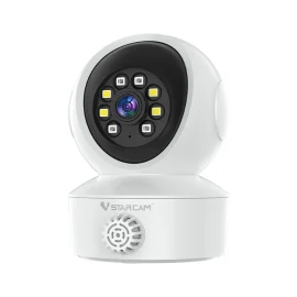 Coupon Vstarcam CS49LM 3MP HD Smart Indoor Network Security Camera with Smoke Gas Detector PTZ Color Night Vision Human Tracking Two Way Audio Wireless WiFi Camera