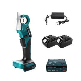 Coupon Drillpro Electric Scissor 80W Brushed Motor 6mm Cutting Capacity 2.5Ah Rechargeable Battery Low Vibration EU Plug Lightweight Design