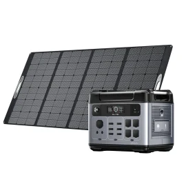 Coupon OUKITEL P2001 Plus Solar Generator 2048Wh with 200W/400W Solar Panel, 2400W Portable Power Station, LiFePO4 Battery Solar Powered Generator for Camping, Home, RV, Emergency – P2001P+200W