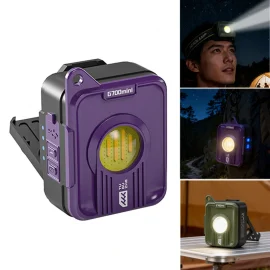 Coupon IPRee G700mini Portable Multipurpose Light 500 Lumen 150 Floodlight Magnetic Camping Lantern 7 Lighting Modes with Type C Charging for Outdoor Hiking Emergency Gear