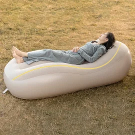 Coupon Xmund Fast Inflatable Air Sofa Bed,Outdoor Portable Air Mattress,Lazy Camping Automatic Inflatable Sleeping Mat 175+68cm