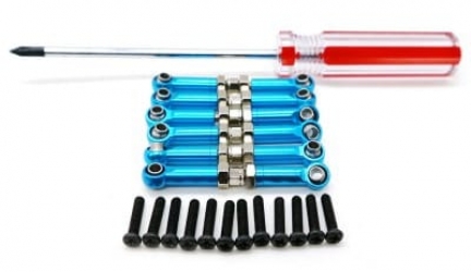 Alloy Aluminum Front / Rear Pull Rod 6pcs
