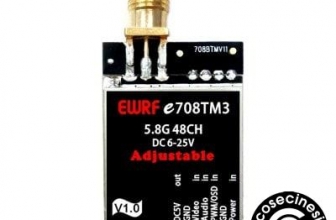 EWRF e7086TM3 5.8G 48CH 25mW/200mW/600mW Switchable FPV Transmitter Support OSD Configuring